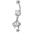Calling Planet Saturn Design Belly Bar - 10mm