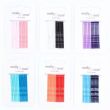 Card of 12 Coloured 45mm Grips - Assorted Colours 