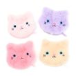 Cat Face Design Purse With Zip 9x8cm - Assorted 