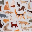 Cats Print Reusable Shopping Bag - 32x40x17cm-2