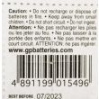 GP Alkaline Cell Watch Batteries LR44 A76 - (Pack of 10)