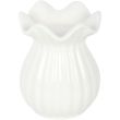 Ceramic Pleated Flare Oil Burner - 13cm