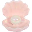 Ceramic Clam Shell Trinket Dish with Pearl Detail