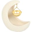 Ceramic Crescent Moon Hanging Oil Burner