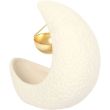 Ceramic Crescent Moon Hanging Oil Burner