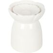 Ceramic Peony Flower Oil Burner and Wax Warmer - 13cm