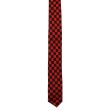 Chequered Red & Black Tie