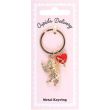 Cherub Cupid Enamel Keyring – 7 cm