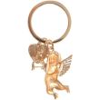 Cherub Cupid Enamel Keyring – 7 cm