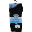 Children's Cotton Lycra Black Ankle Socks-  Pack of 3  (UK - 12-3)