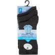 Children's Cotton Lycra Grey Ankle Socks - Pack of 3 - (UK - 9-12)