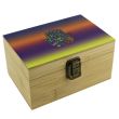 Wholesale Chongz Medium Bamboo Box - ''Rainbow Hand''