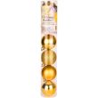 Christmas Baubles Set- Deep Gold (6pcs)