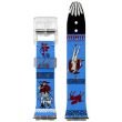 Clear Printed Silicone Swatch Replacement Watch Strap - 17mm