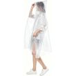 Clear Hooded Emergency Rain Poncho