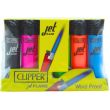 Clipper Jet Flame Refillable Adjustable Lighter – Assorted Colours
