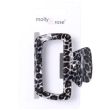 Coloured Animal Print Open Hair Clamp – Assorted 6.5cm