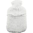 Country Club Winter Fox Design Hot Water Bottle with Plush Sherpa Cover