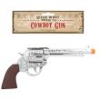 Cowboy Pistol Toy Gun - Silver (28cm)