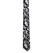 Crazy Laughing Skulls on Black Tie
