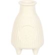 Cream Ribbed Ceramic Palo Santo Burner –  (11cm)