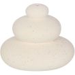 Cream Speckle Balancing Stones Incense Stick Holder