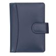 Leather Credit Card Holder RFID Protected - Blue