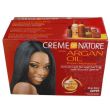  Wholesale Creme Of Nature with Argan Oil  Adavanced Straightening With Exotic Shine - Super No-Lye Ralaxer Kit