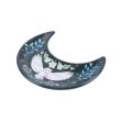 Crescent Moon Owl Print Trinket Dish
