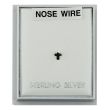 Sterling Silver Cross Design Nose Wire 