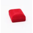 Wholesale Cufflink/Earring Red Flocked Box - 7.5x6x3cm