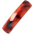 Curved Tort Acrylic Rectangle Barrette Clip 9cm