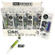 D&K R and M Design Glass Pipe with Silver Screen- Assorted
