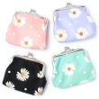 Daisy Print Coin Purse 9x7cm - Assorted