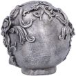 Decorative Gothic Skull Figurine with Floral Detailing – 12.2cm