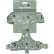 Dog Print Design Dog Harness (45-60cm)