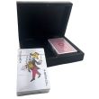 Double Card Box Nickel Top Black 