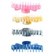 Dual Tone Effect Clamp - Assorted Colours (14cm)