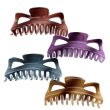 Dual Tone Effect Clamp - Assorted Dark Colours (14cm)