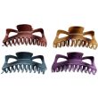 Dual Tone Effect Clamp - Assorted Dark Colours (14cm)