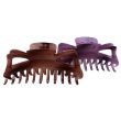 Dual Tone Effect Clamp - Assorted Dark Colours (14cm)