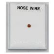 Sterling Silver 3mm England Flag Design Nose Wire 