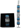 Eton Ladies Vintage Links Bracelet Watch – Turquoise & Light Blue