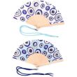 Evil Eye Folding Hand Fan - Assorted