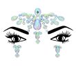 Wholesale Crystal Stone Face Jewels - Clear Reflective