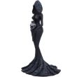 Faceless Hooded Woman Figurine Holding Skull – 20cm