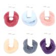 Faux Fur Fabric Scrunchies – Pack of 2 Assorted (4cm)