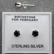 Birthstone Studs Earrings- February 5mm