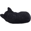 Feline Dream Sleeping Black Cat Figurine – (11.3cm)