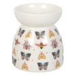 Floral Bug Print Oil Burner and Wax Warmer